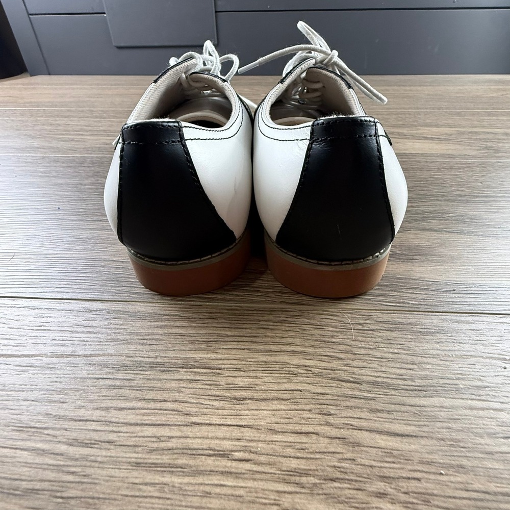 Eastland Sadie Saddle Shoes Womens Black White Leather Oxford Memory Foam 11 - Picture 8 of 13